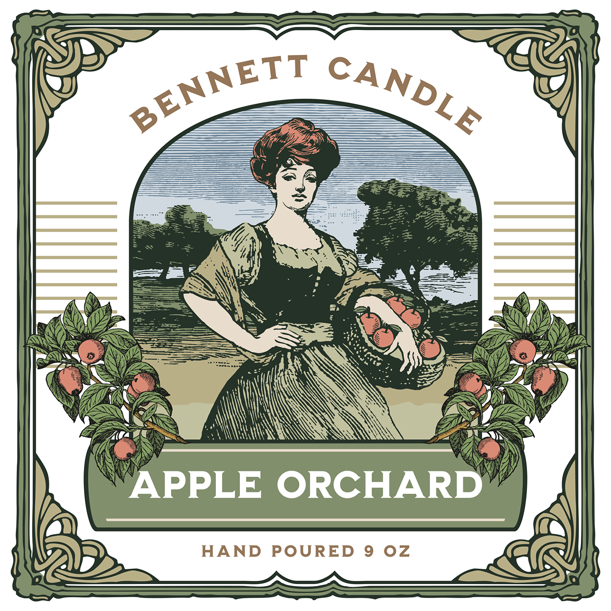 Apple Orchard 9. oz Apothecary Candle