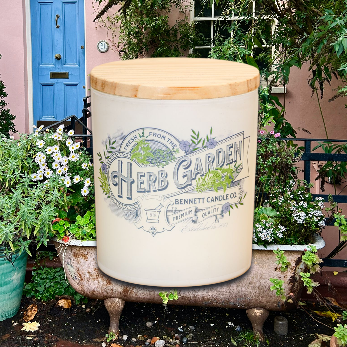 Herb Garden 9. oz Apothecary Candle