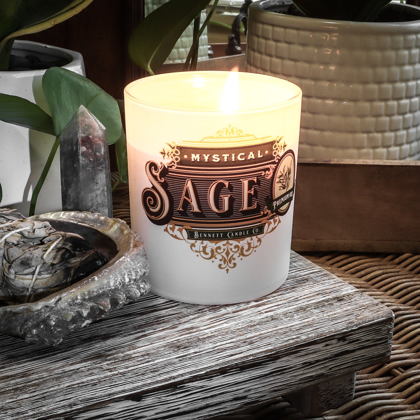 Mystic Sage 9. oz Apothecary Candle